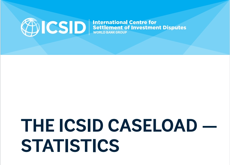 El CIADI publica las estadísticas de la carga de casos de 2023